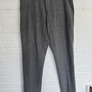 McQ by Alexander McQueen Gray Dress Pants Straight-Leg
